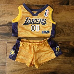 Build a Bear NBA LA Lakers Basketball Jersey and Shorts Set
